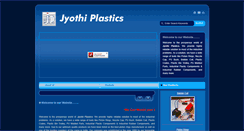 Desktop Screenshot of jyothiplastics.com